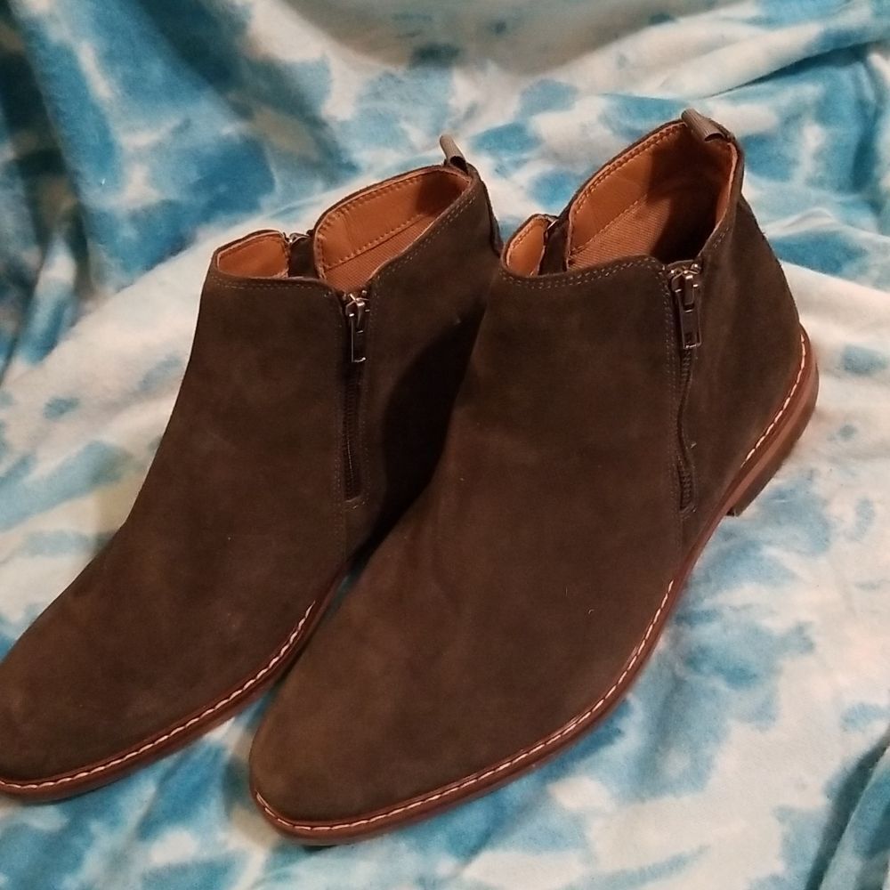 🤠Like New Sonoma Leather Collection Ankle Boots/ Shoes Men's Size 12 Wide